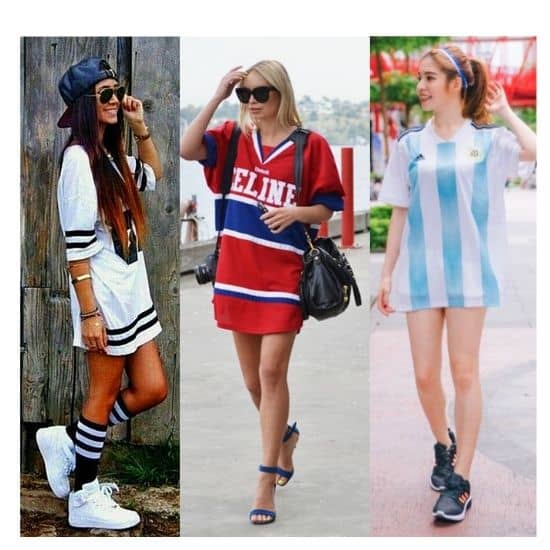 football jersey outfits for girls 