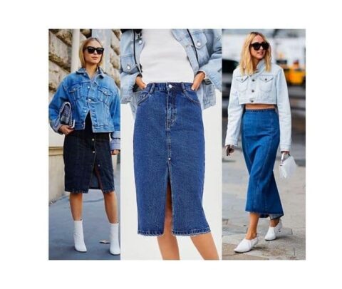 32 outfits in 2022: What to wear with a long denim skirt? | Lady Refines